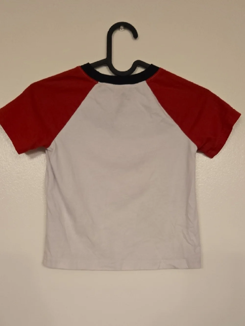 Gymboree White & Red Raglan Tee - 